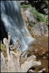 Rainbow in Šútovo's waterfall