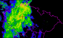 Rain on radar